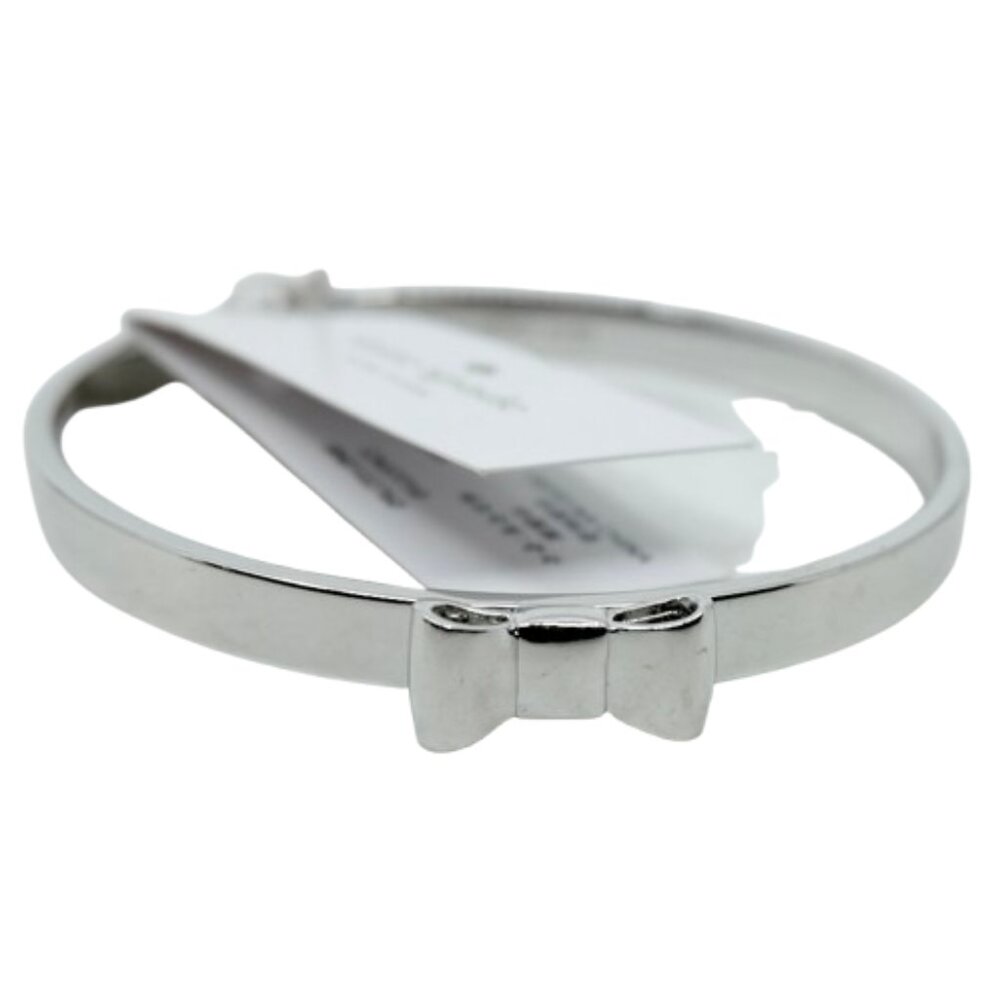 kate spade Silver Bow Bangle Bracelet - Picture 2 of 7